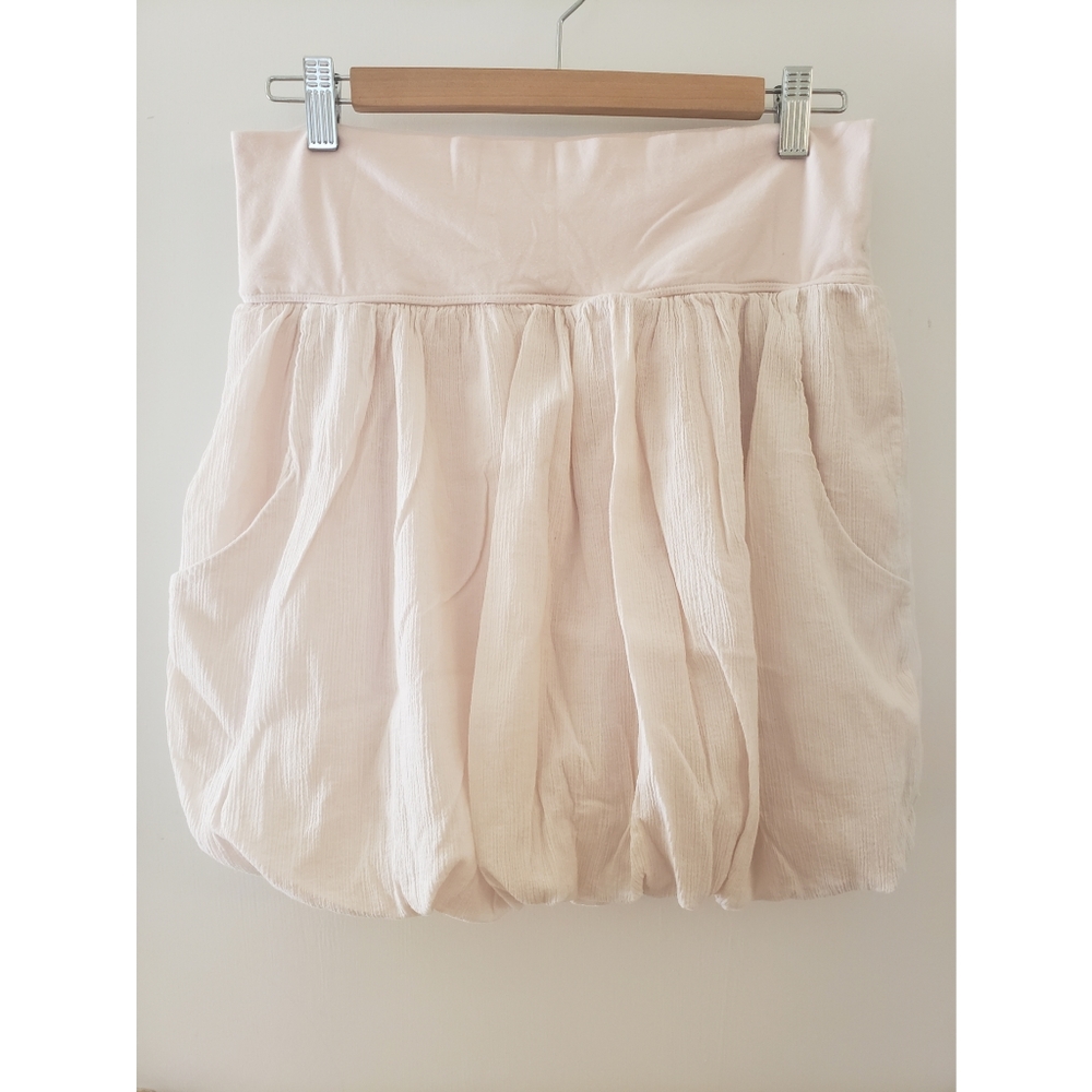 Free People Pale Pink Bubble Skirt